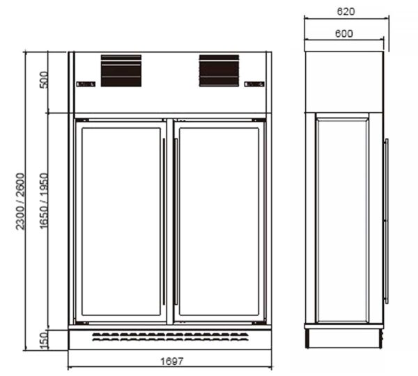 Edenox Vinoteca Enolux Central WI-2C - Imagen 4