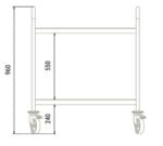 Eratos Carro de Servicio 2 Estantes - Imagen 2