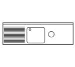 Eratos Fregadero Gama 600 Desbarazado con Bastidor - Imagen 2
