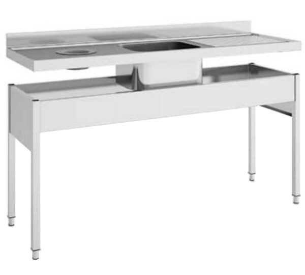 Eratos Fregadero Gama 600 Desbarazado con Bastidor