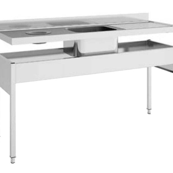 Eratos Fregadero Gama 600 Desbarazado con Bastidor