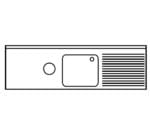 Eratos Fregadero Gama 700 Desbarazado con Bastidor Lavavajillas - Imagen 2