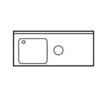 Eratos Fregadero Gama 700 Desbarazado sin Bastidor - Imagen 3