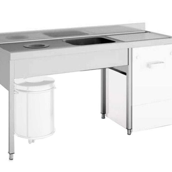 Eratos Fregadero Gama 700 Desbarazado con Bastidor Lavavajillas