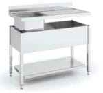 Eratos Fregadero Gama 550 con Bastidor y Estante - Imagen 2