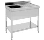 Eratos Fregadero Gama 700 con Bastidor y Estante