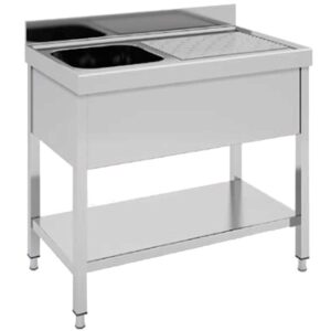 Eratos Fregadero Gama 700 con Bastidor y Estante