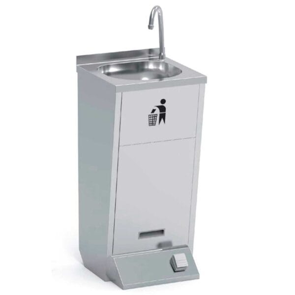 Eratos Lavamanos Autónomo Pulsador de Pie Eléctrico LPA-44E