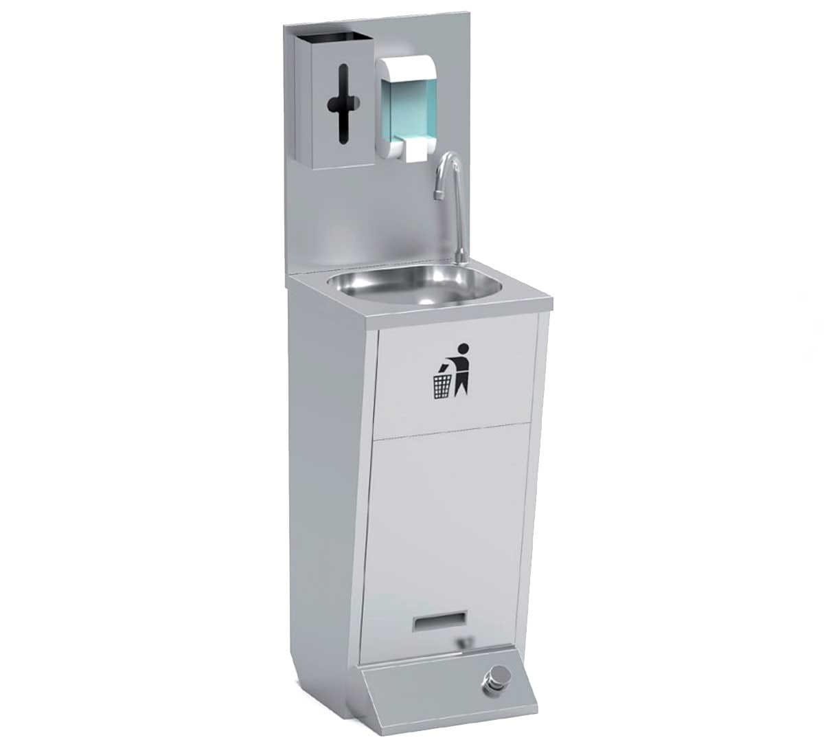 eratos-lavamanos-serie-44-completo-pie-01.jpg Eratos Lavamanos Completo Pulsador de Pie LP-44P - Imagen 1