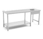 Eratos Mesa con Estante y Aro para Desbarazado - Imagen 3