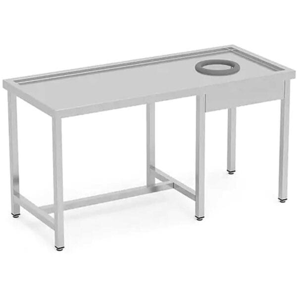 Eratos Mesa con Refuerzo y Aro para Desbarazado