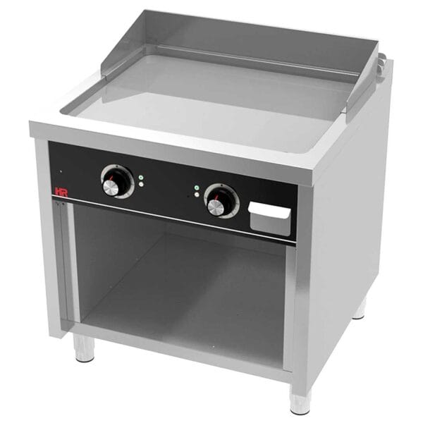 Fainca HR Fry Top de Cromo Serie 750 con Estante FTE-ECR