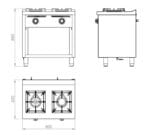 Fainca HR Cocina Serie 600 con Mueble C2F600E - Imagen 2