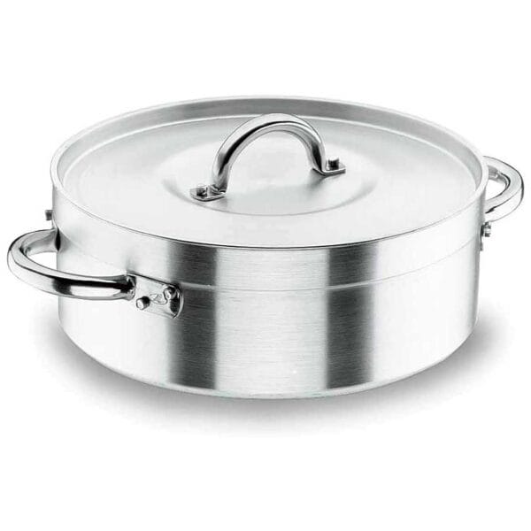 Lacor Cacerola Baja con Tapa Chef-Aluminio