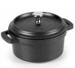 Lacor Cacerola con Tapa Mini Negra Coccottes