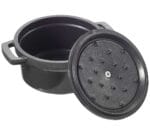 Lacor Cacerola con Tapa Mini Negra Coccottes - Imagen 2