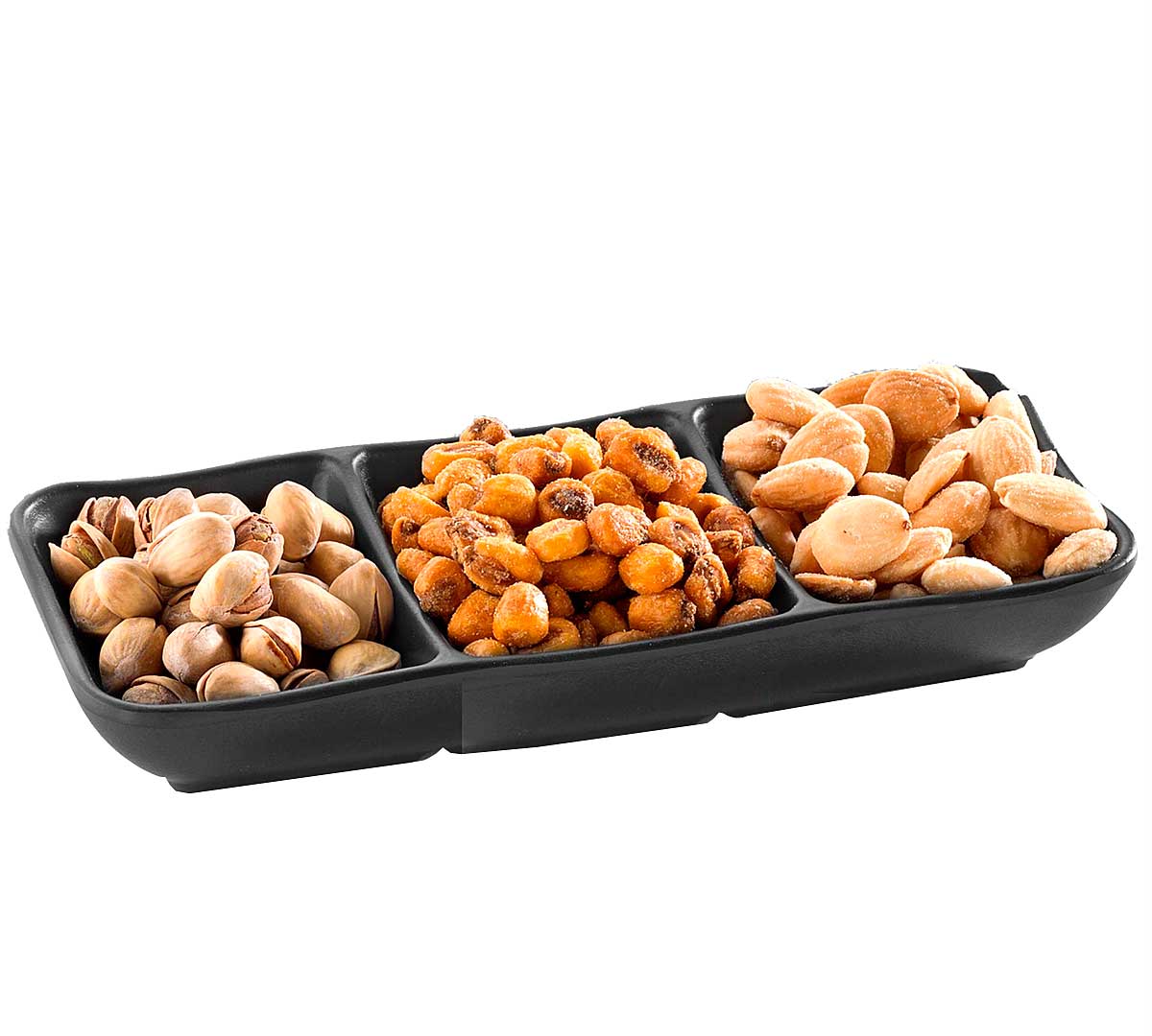 pujadas-bandeja-snacks-salsas-3-01.jpg Pujadas Bandeja Snack o Salsas 3 Compartimentos Mini Black - Imagen 1