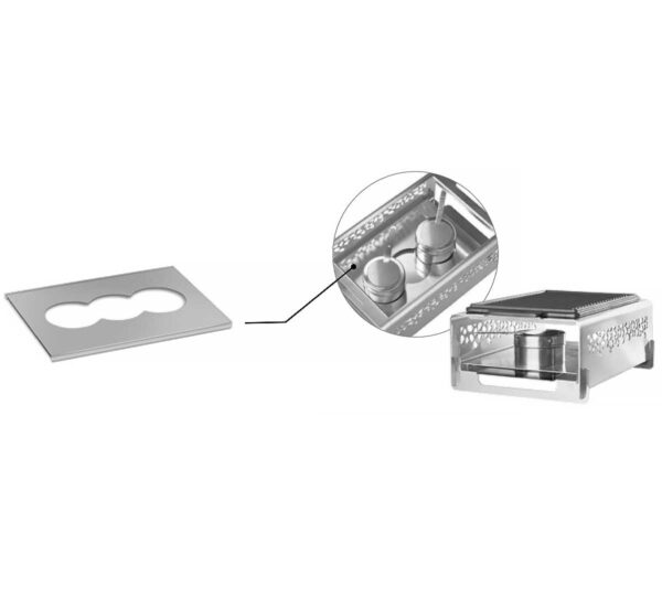 Pujadas Base para Quemadores de Combustible GrillBox - Imagen 2