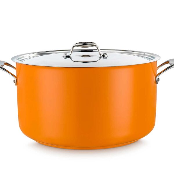 Pujadas Cacerola Alta con Tapa Cool Line Amarilla