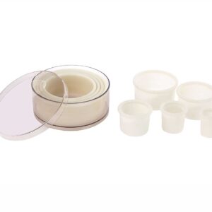 Pujadas Caja de 9 Cortapastas Redondos Lisos Poliglas