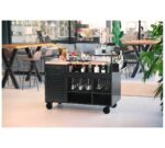 Pujadas Carro Cocktail con Encimera de Madera y Área de Trabajo - Imagen 5