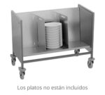 Pujadas Carro Porta Platos Inox - Imagen 2