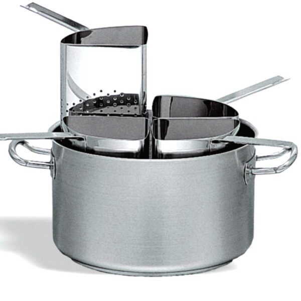 Pujadas Conjunto de Cacerola y Colapasta Inox-Pro