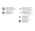 Pujadas Conjunto de 6 Boquillas Nº 3 - Imagen 2