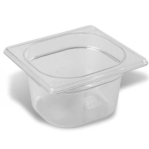 Pujadas Cubeta Policarbonato GN 1/6
