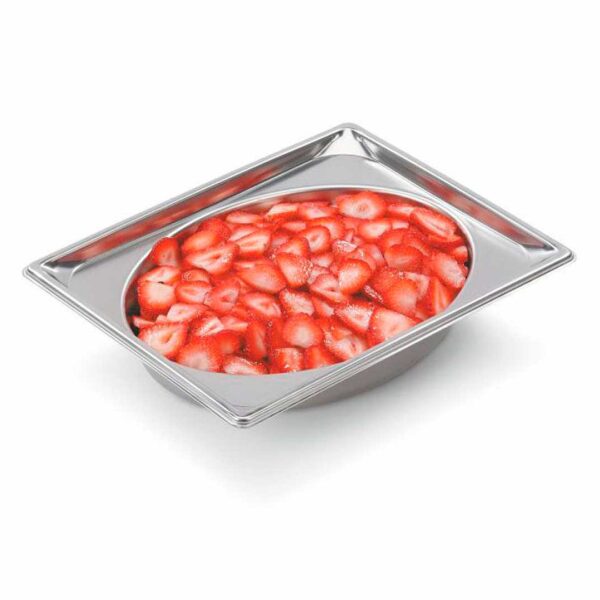 Pujadas Cubeta Inox Super Shapes Ovalo GN 1/2