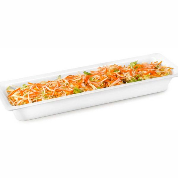 Pujadas Cubeta Melamina Blanca GN Slim 2/4