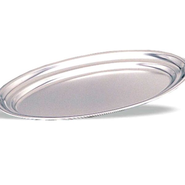 Pujadas Fuente Oval Borde Vuelto Acabado Satinado