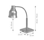 Pujadas LámparaMantenedora con Base Acero Inox - Imagen 2