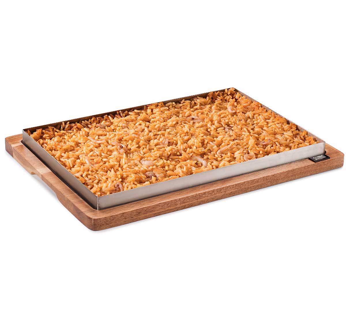 pujadas-llauna-arroz-bandeja-presentacion-01.jpg Pujadas Llauna con Base de Madera - Imagen 1