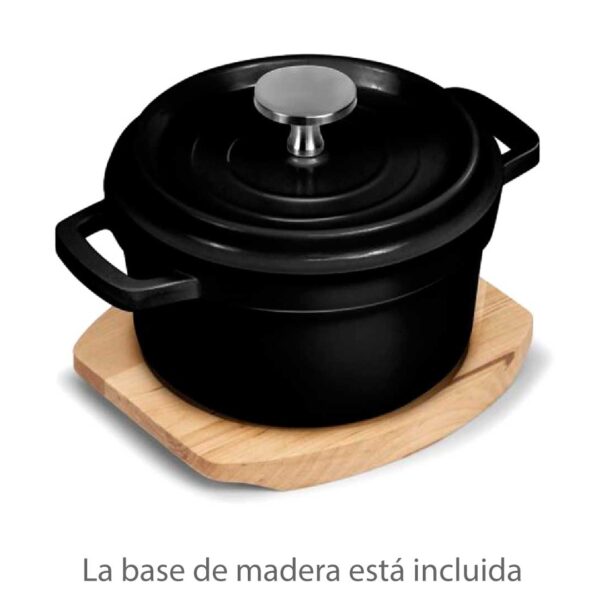Pujadas Mini Cazuela con Tapa Negra