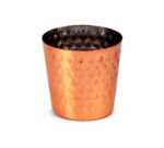 Pujadas Mini Vaso para Servir Acabado Martillado Cobre