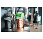 Pujadas Mini Vaso para Servir Acabado Martillado Negro - Imagen 2