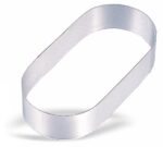 Pujadas Molde Acero Inox Forma Oval