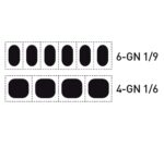 Pujadas Presentador Cubetas GN Inox - Imagen 2