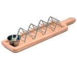 Pujadas Soporte Tacos con Base Madera