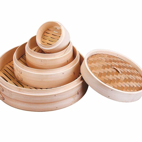 Pujadas Vaporera Bambú Redonda