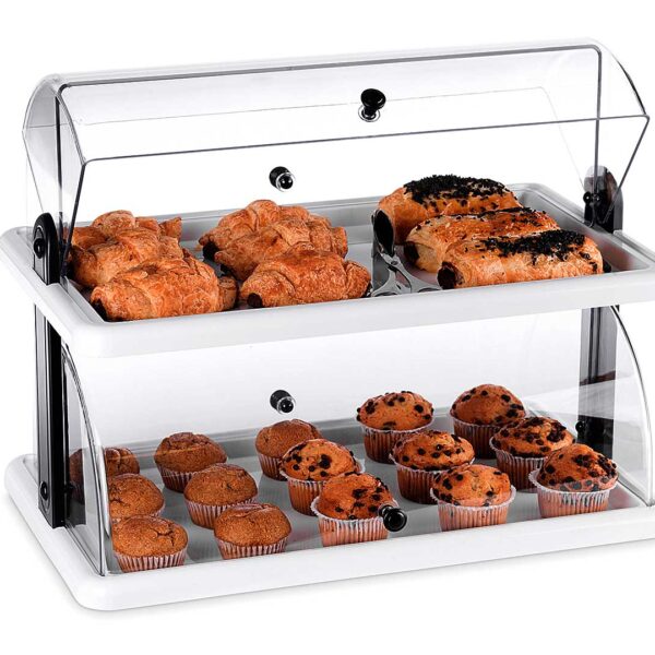 Pujadas Vitrina Bollería Rectangular Doble