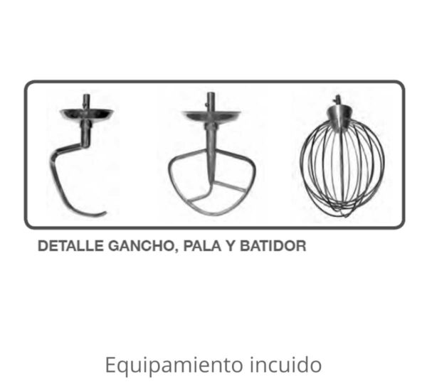 Savemah Amasadora Batidora Planetaria APE7 - Imagen 2