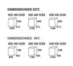 Savemah Arcón Congelador Puerta Curva UDD 400 SCEB - Imagen 2