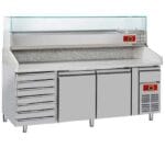 Savemah Mesa Refrigerada Pizza con Vitrina MRPG-2000