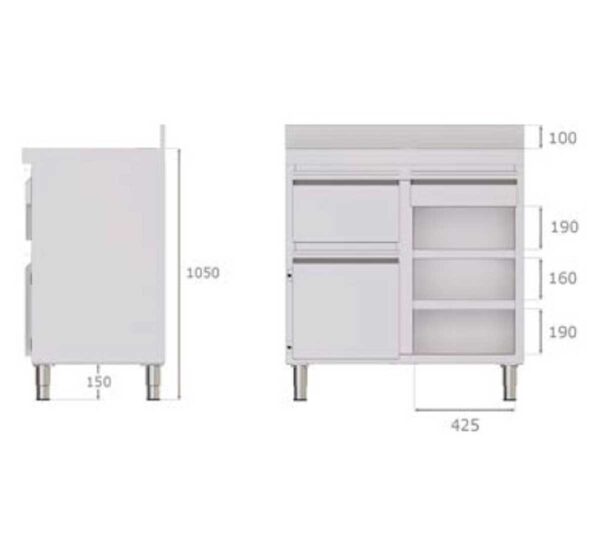Savemah Mueble Cafetero MCAF-1000 - Imagen 2