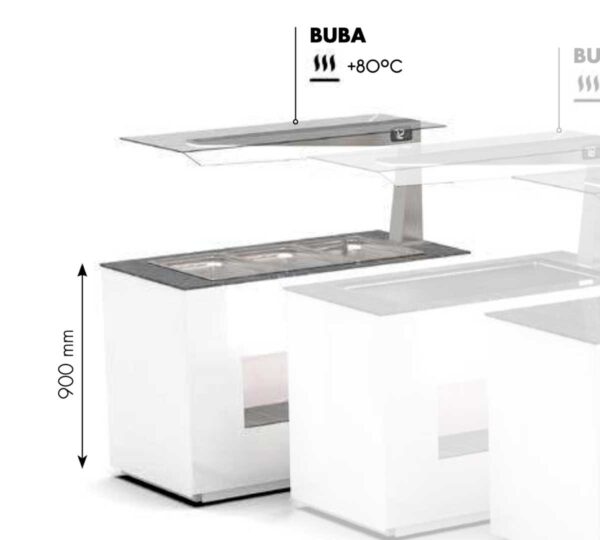 Sayl Buffet Line con Autoservicio Baño María - Imagen 4