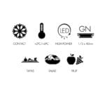 Sayl Vitrina Refrigerada 2 Pisos Tapas GN - Imagen 4