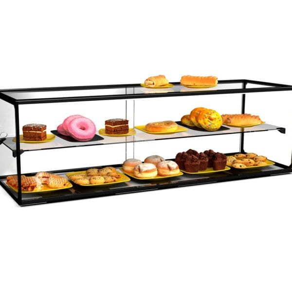 Sayl Expositor Neutro 2 Pisos Cristal Recto