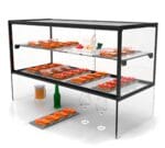 Sayl Expositor Zeppelin con Estante y Pasaplatos